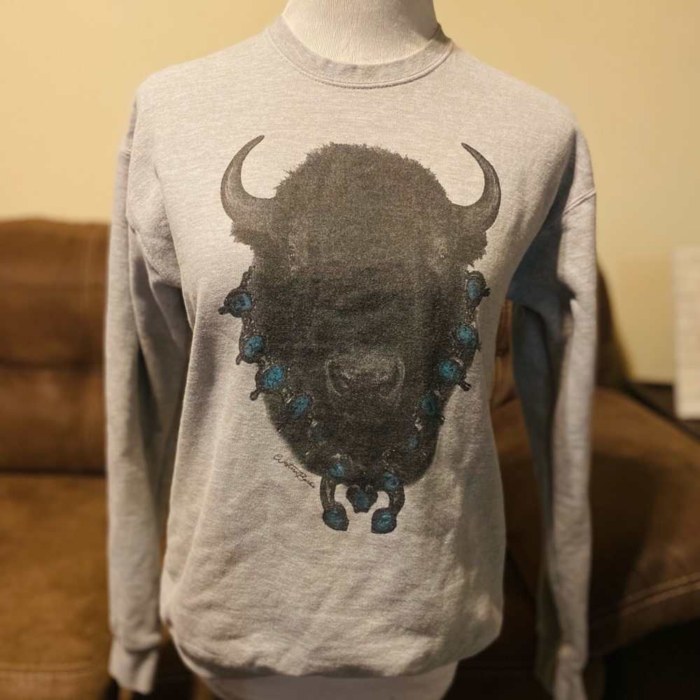 Boujee Buffalo Boutique Pullover Sweater